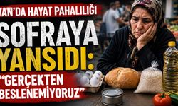 Van’da vatandaşın cebi, market arabası ve sofrası küçüldü