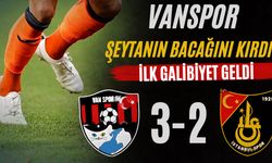 Vanspor Şeytanın Bacağını Kırdı! İlk Galibiyet Geldi