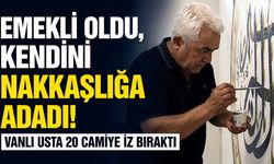 Emekli Oldu, Kendini Nakkaşlığa Adadı! Vanlı Usta 20 Camiye İz Bıraktı