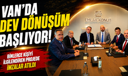 Van'ın En Büyük Konut Hamlelerinden Biri Başladı! Protokol İmzalandı