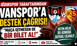 Iğdırspor Taraftar Grubundan Vanspor'a destek: “Maça Gitmesen de Bir Bilet Al!”