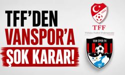TFF'den Vanspor'a Şok Karar! Puan Silme Cezası Verildi