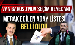 Van Barosu Seçimlerinde Merak Edilen Liste Belli Oldu! İşte O İsimler…