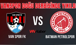Vanspor Doğu Derbisinde Kaybetti!
