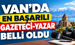 Van’ın En Başarılı Gazeteci Yazarı Nihat Özbay Oldu