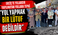 Erciş’te Yıllardır Yapılmayan Yollara Tepki!