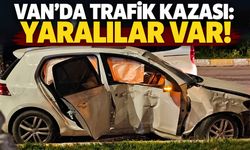 Van’da kontrolden çıkan otomobil direklere çarptı: 3 yaralı