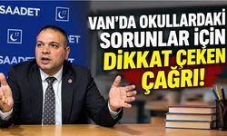 Van’da okullardaki sorunlar için dikkat çeken çağrı! Çözüm ailede!