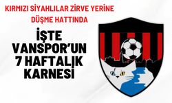 Vanspor zirve yerine düşme hattında! İşte Vanspor’un 7 haftalık karnesi