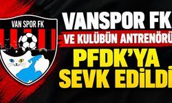 Vanspor PFDK’ya sevk edildi! Antrenör Eser Çalı da disipline gönderildi