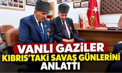 Vanlı Gaziler Kıbrıs’taki Savaş Günlerini Anlattı: Mermiler Islanmasın Diye Silahları Havada Tuttuk