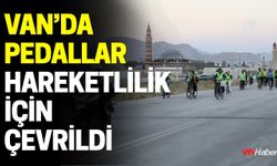 Van’da Pedallar Hareketlilik İçin Çevrildi