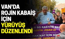 Van’da Rojin Kabaiş İçin Yürüyüş Düzenlendi