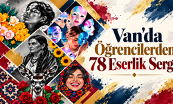 Van'da Öğrencilerden 78 Eserlik Sergi