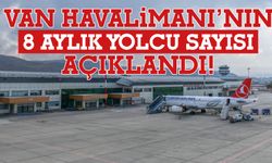 Van Havalimanı’nın 8 Aylık Yolcu Sayısı Açıklandı! Rakam Dikkat Çekti