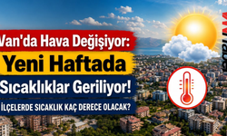 Van’da Hava Değişiyor: Yeni Haftada Sıcaklıklar Geriliyor!