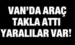 Erciş’te Hafif Ticari Araç Takla Attı: Sürücü ve Eşi Yaralandı