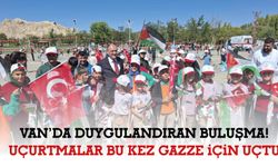 Van’da Duygulandıran Buluşma! Uçurtmalar Bu Kez Gazze İçin Uçtu