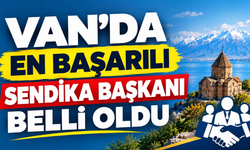 Van’da Taner Tuci’ye “En Başarılı Sendika Başkanı” ödülü Verildi