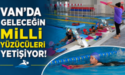 Van’da Çocuklar Yaz Sezonunu Yüzerek Tamamladı: Hedef Milli Takım