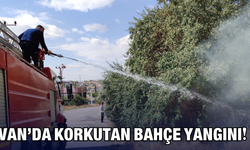 Van’da Korkutan Bahçe Yangını!