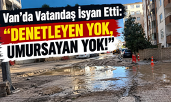 Van’da Şehrin Göbeğinde Tepki Çeken Çalışma! “Kimse Denetlemiyor”