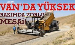 Van’da Yüksek Rakımda Zorlu Mesai!