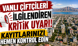 Erciş Ziraat Odası’ndan Çiftçilere Uyarı! “Acilen Bildirin”