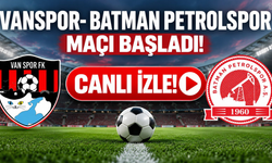 Vanspor-Batman Petrolspor Maçı Başladı! Doğu Derbisinde Heyecan Dorukta!  CANLI YAYIN İZLE