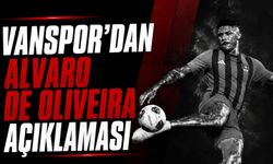 Vanspor’dan Alvaro De Oliveira Açıklaması