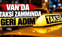 Van’da Taksi Zammında Geri Adım