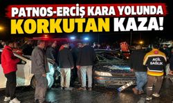 Patnos-Erciş Kara Yolunda Korkutan Kaza!
