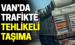 Van’da Trafikte Tehlikeli Taşıma