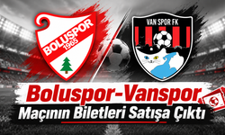 Boluspor-Vanspor Maçının Biletleri Satışa Çıktı
