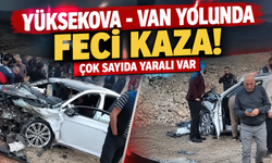 Yüksekova - Van Yolunda Feci Kaza! Çok Sayıda Yaralı Var