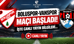 Boluspor-Vanspor Maçı Başladı! İşte Canlı Yayın Bilgileri...