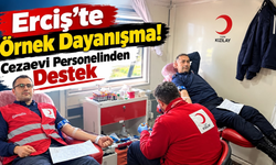Erciş T Tipi Cezaevi Personelinden Önemli Dayanışma!