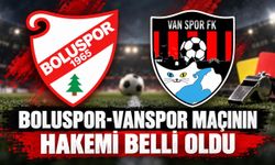 Boluspor-Vanspor Maçının Hakemi Belli Oldu