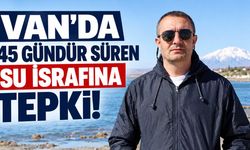 Van'da 45 gündür süren su israfına Doç. Dr. Mustafa Akkuş'tan tepki!
