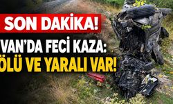 Son Dakika! Van Gevaş yolunda feci kaza: 1 Ölü 1 Yaralı