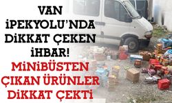 Van İpekyolu’nda Dikkat Çeken İhbar! Minibüsten Çıkan Ürünler Dikkat Çekti