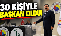 Van'da 30 kişiyle başkan oldu