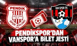 Pendikspor’dan Vanspor'a Bilet Jesti
