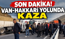 Son Dakika! Van-Hakkari kara yolunda tır devrildi