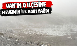 Van-Bahçesaray Yoluna Mevsimin İlk Karı Düştü! 1 Ekim 2026