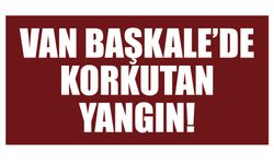 Van Başkale’de Korkutan Yangın!