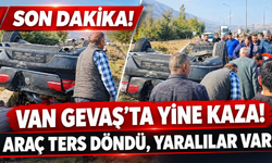 Van Gevaş’ta Yine Kaza! Araç Ters Döndü, 3 Kişi Yaralandı