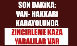 Son Dakika: Van- Hakkari  Karayolunda Zincirleme Kaza Yaralılar Var