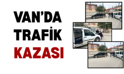 Van’da iki otomobil çarpıştı! Maddi hasar oluştu