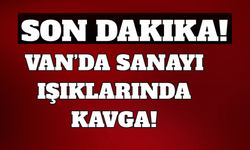 Van’da sanayi ışıklarında kavga!
